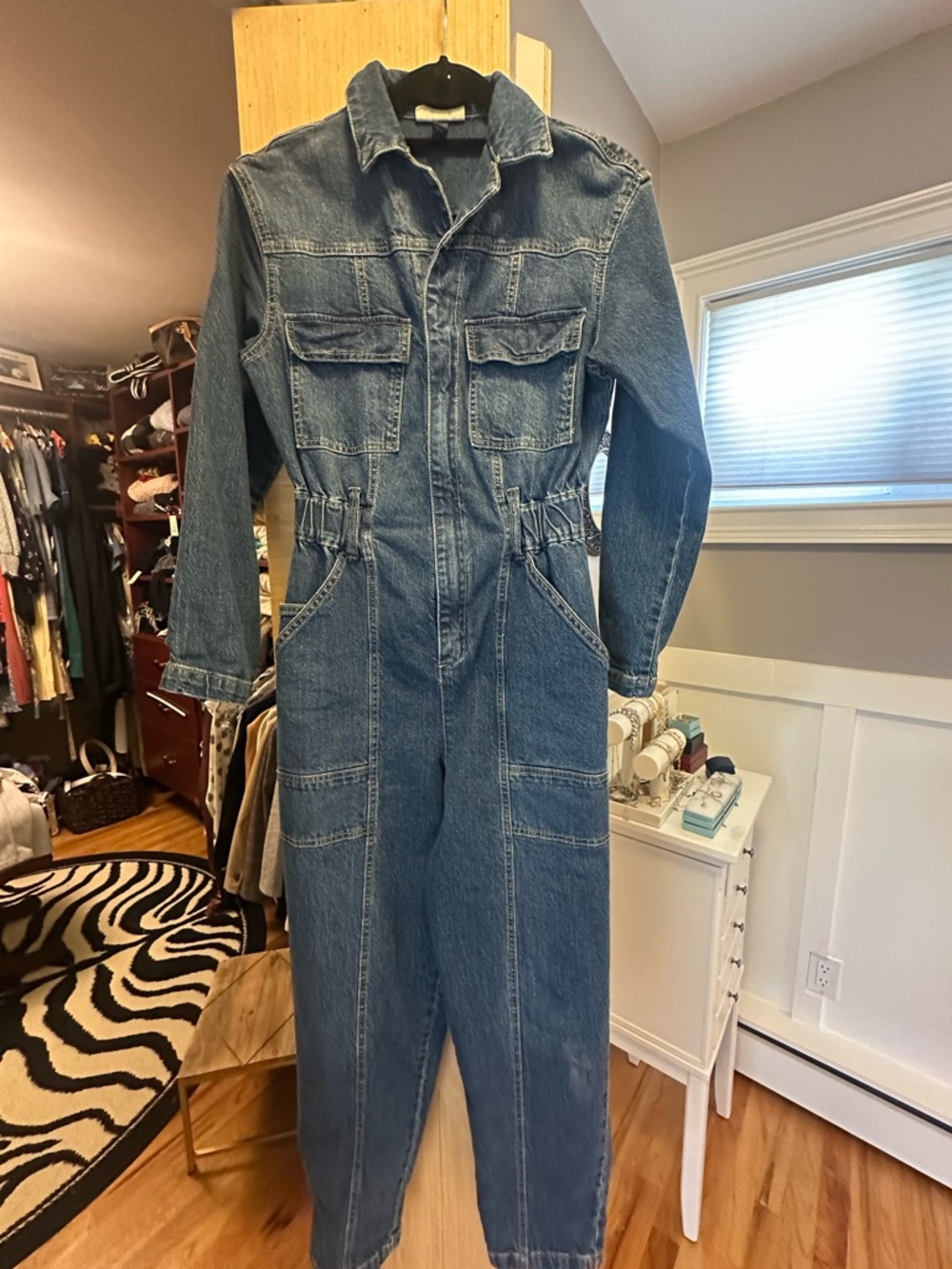 Denim Jumpsuit Coverall - size 0